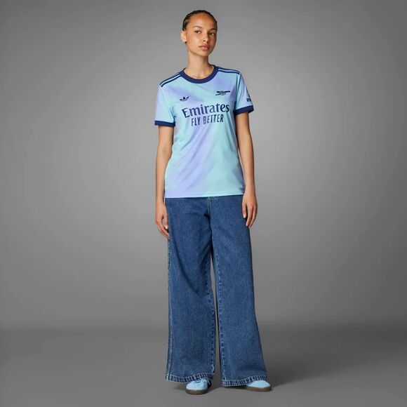 Adidas Arsenal 24/25 Alternate Blue Soccer Jersey Third Kit Women Medium IS8114 - Picture 2 of 11